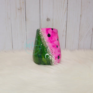 Watermelon Glitter Tumbler
