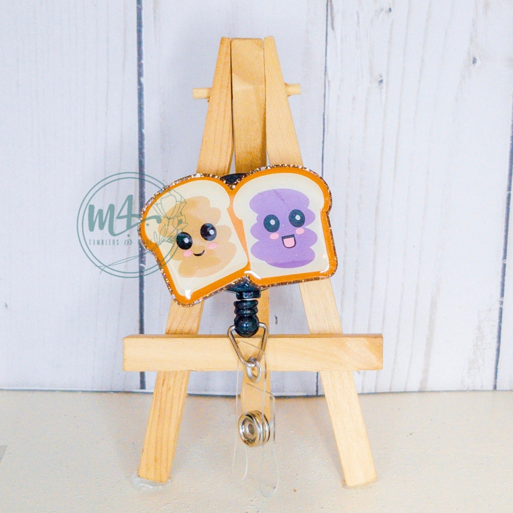 Peanut Butter and Jelly BFF Badge Reel