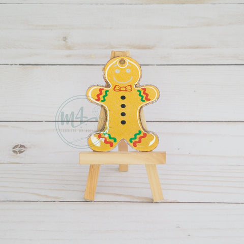 Gingerbread Person Keychain