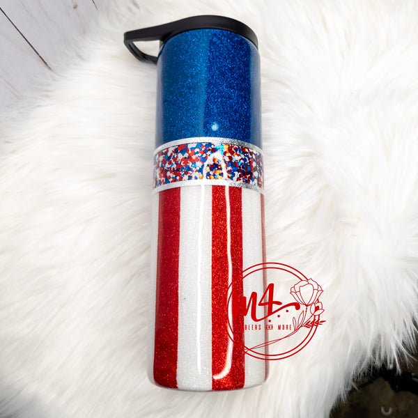 Red, White, and Blue Tumbler