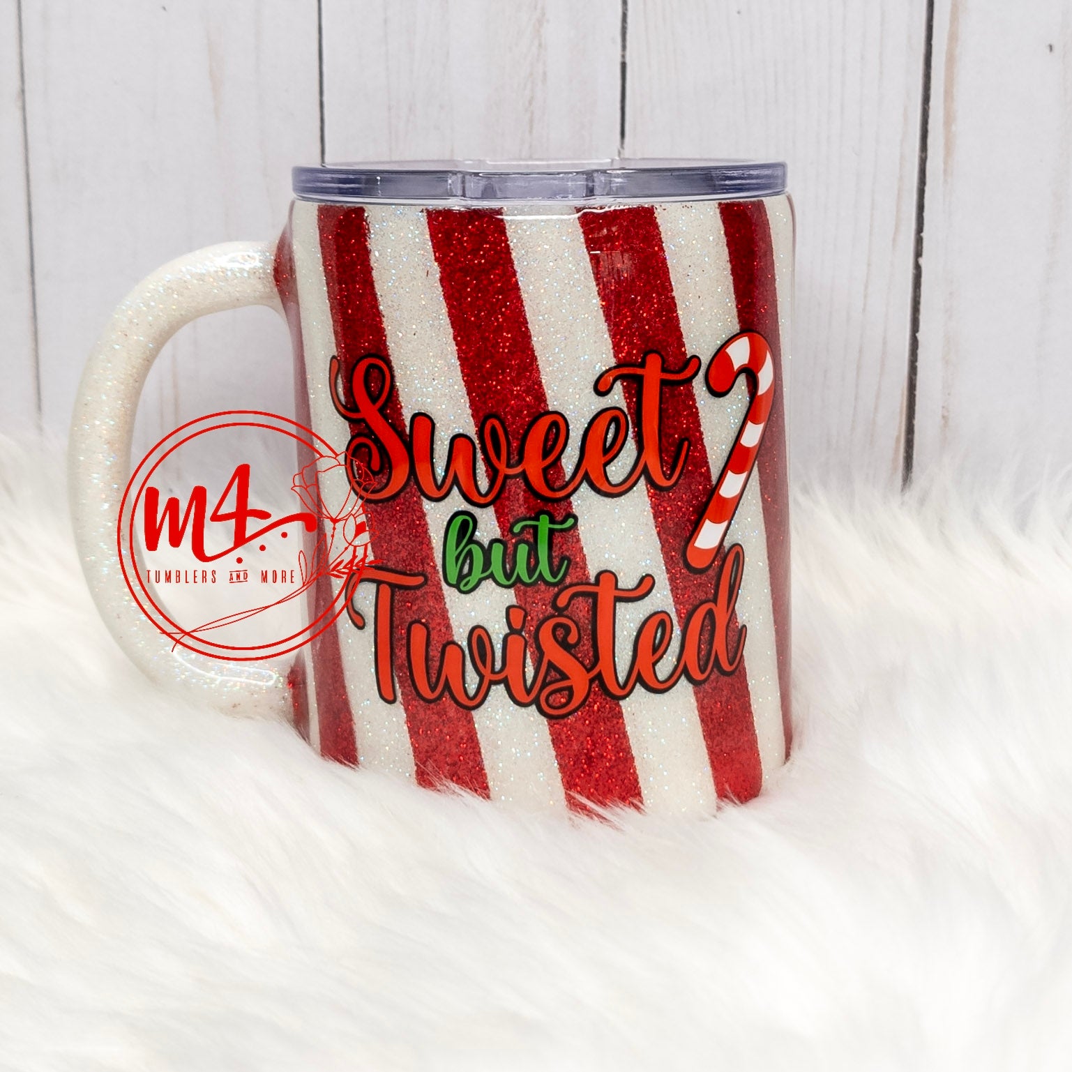 Sweet But Twisted Candycane Tumbler